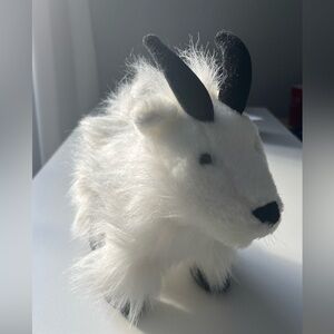 Ganz Webkinz Mountain Goat Plush White Stuffed Animal Toy HM337 NO Code